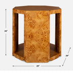 Indus Burl Side Table
