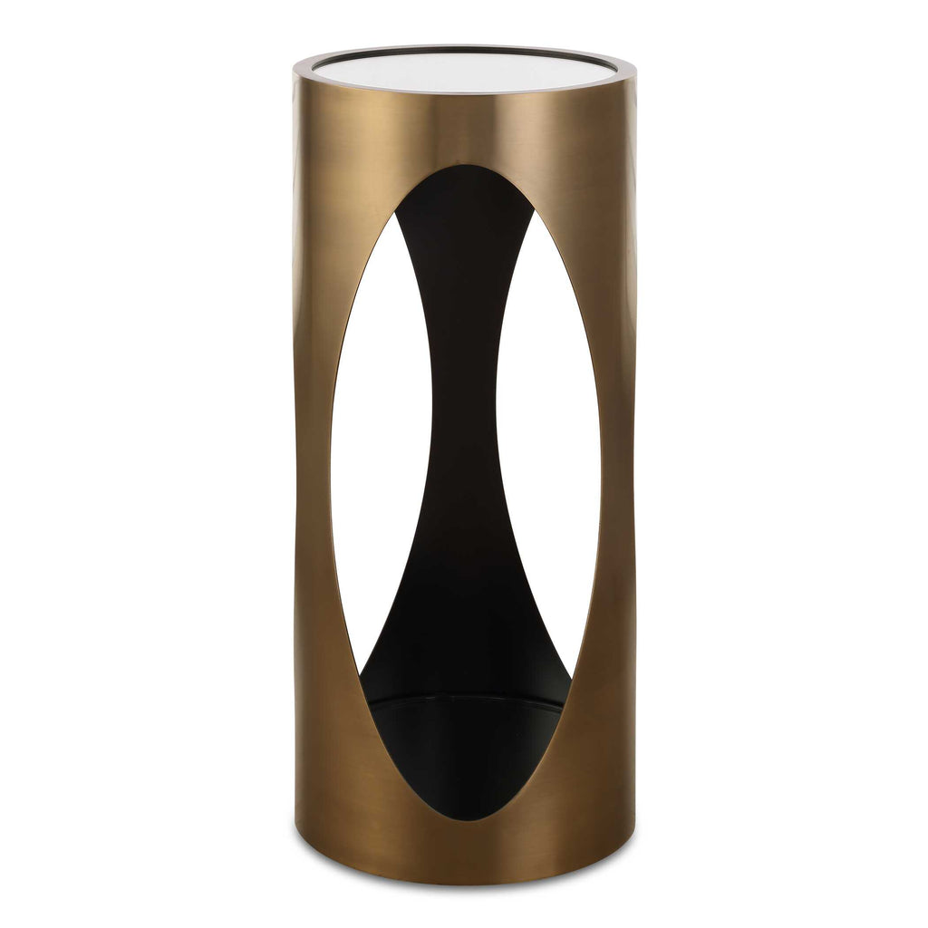 Achilles Brass Drink Table