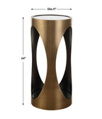 Achilles Brass Drink Table
