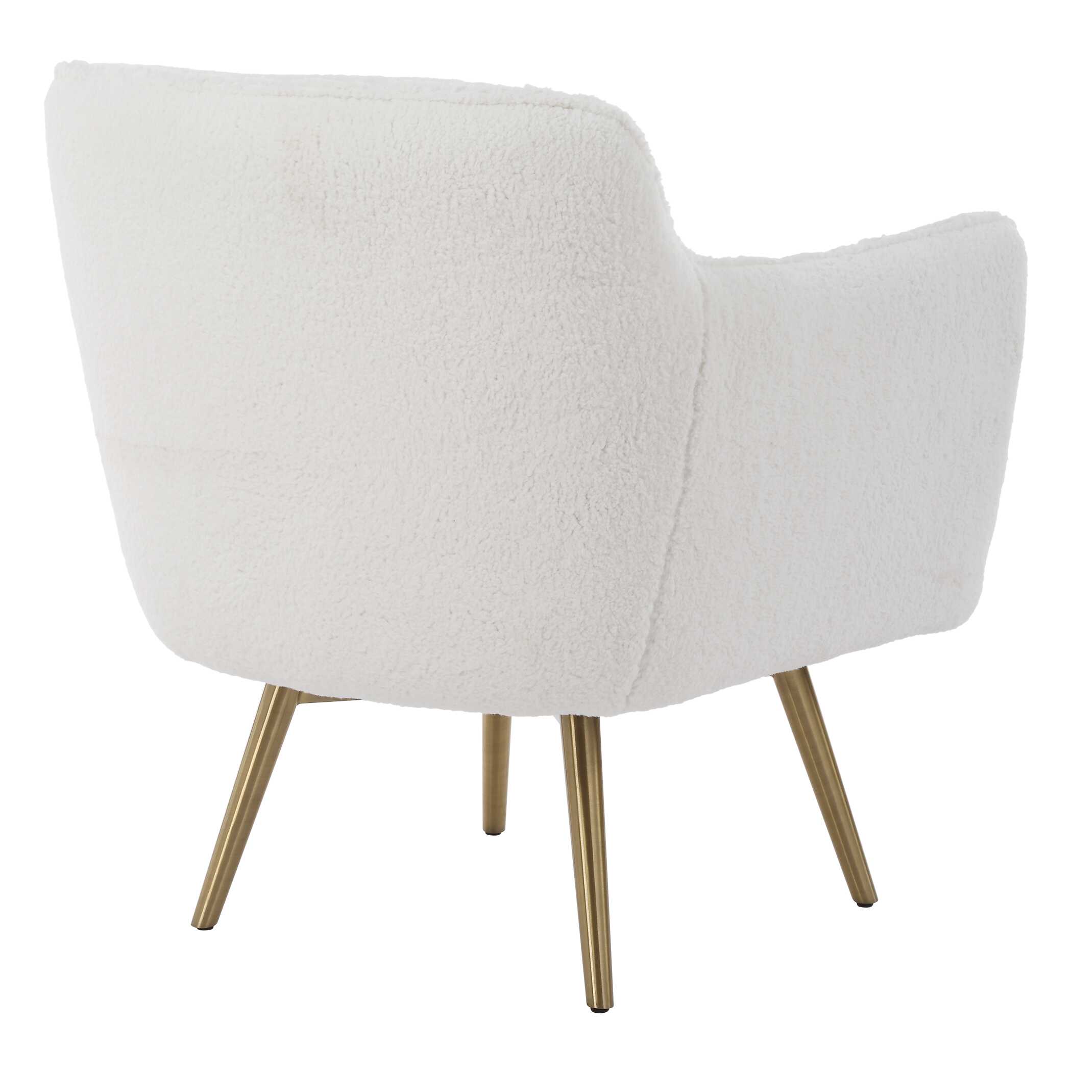 Oasis White Swivel Chair