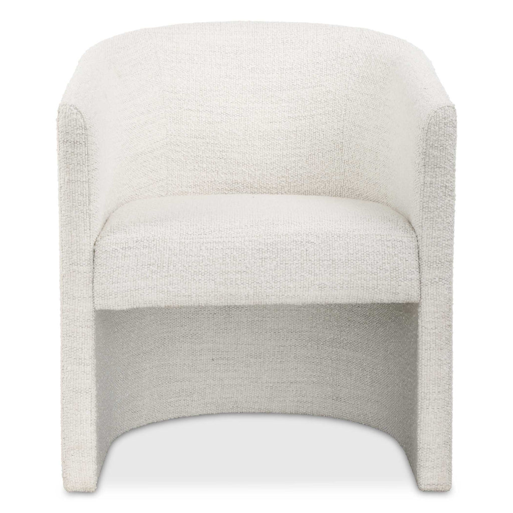 Encompass White Fabric Dining Chair
