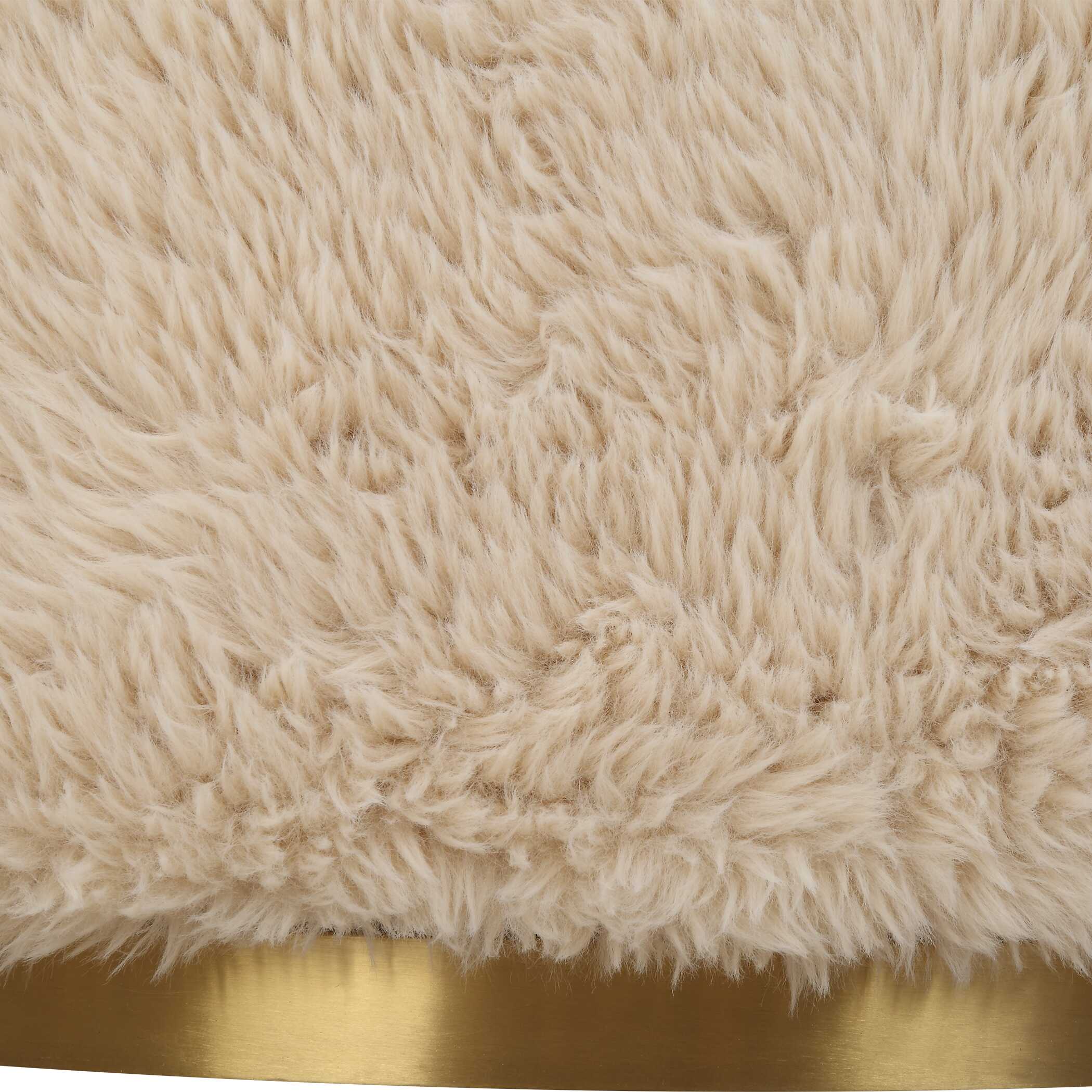 Crue Sheepskin Swivel Chair