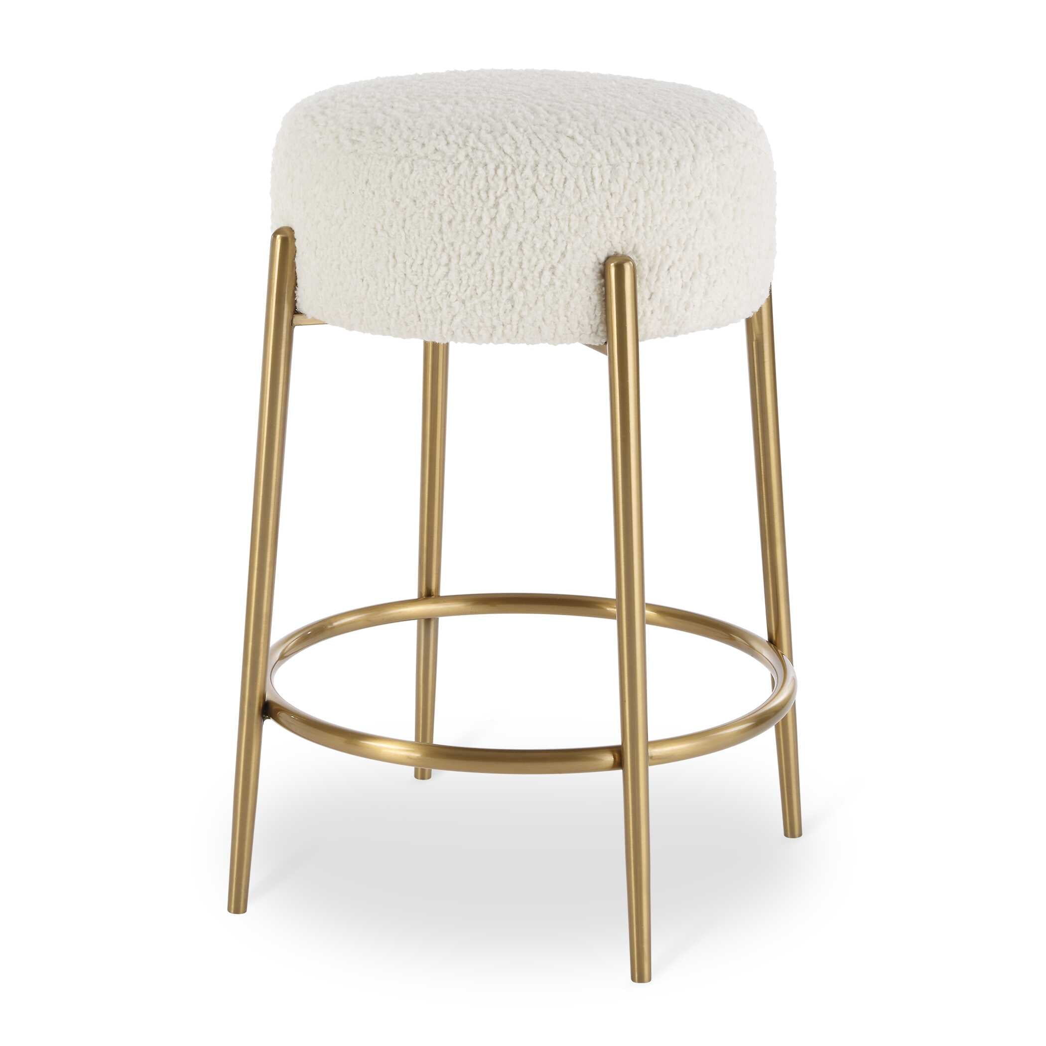 Arles Brass Counter Stool