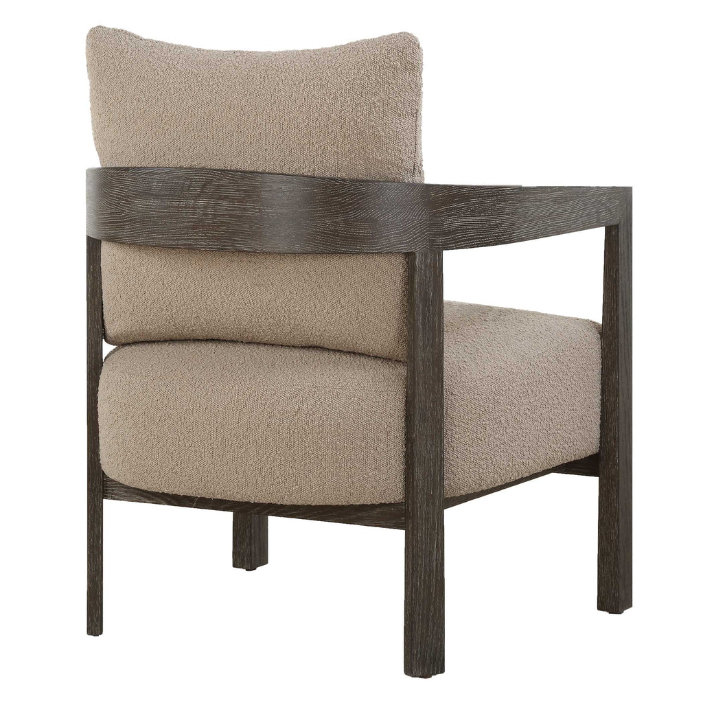 Sienna Sand Fabric Accent Chair