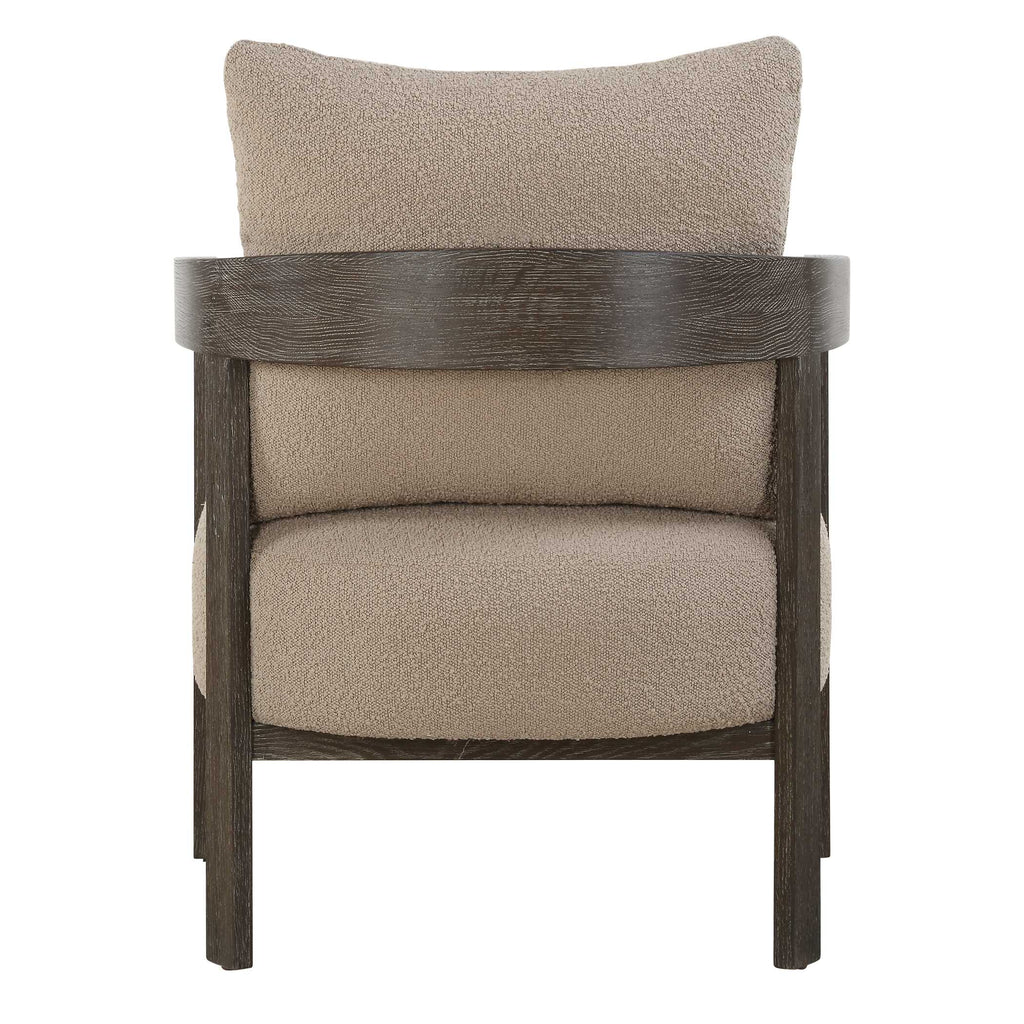Sienna Sand Fabric Accent Chair