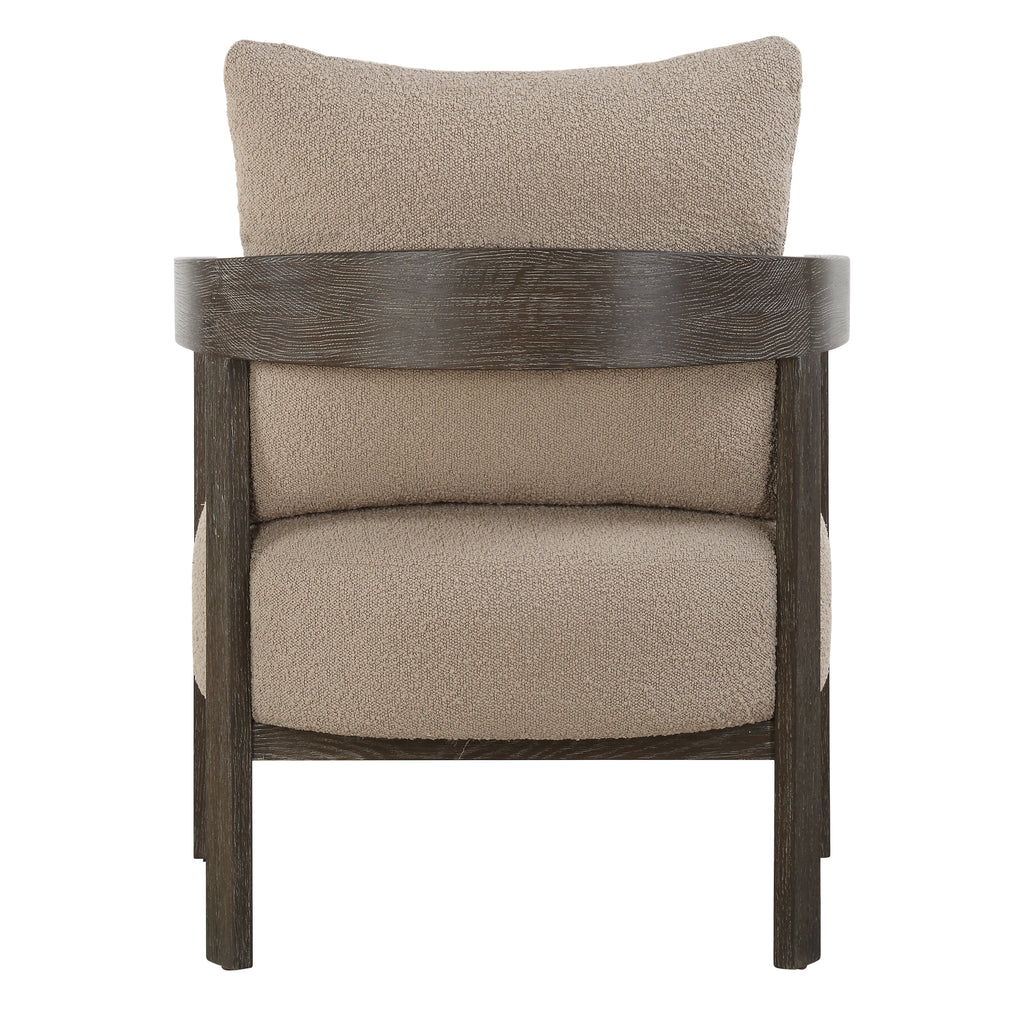 Sienna Sand Fabric Accent Chair