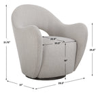 Wander Fabric Swivel Chair