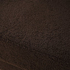 Serpentine Brown Fabric Accent Chair