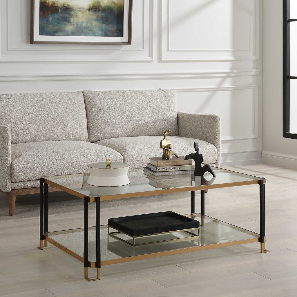 Kentmore Glass Coffee Table