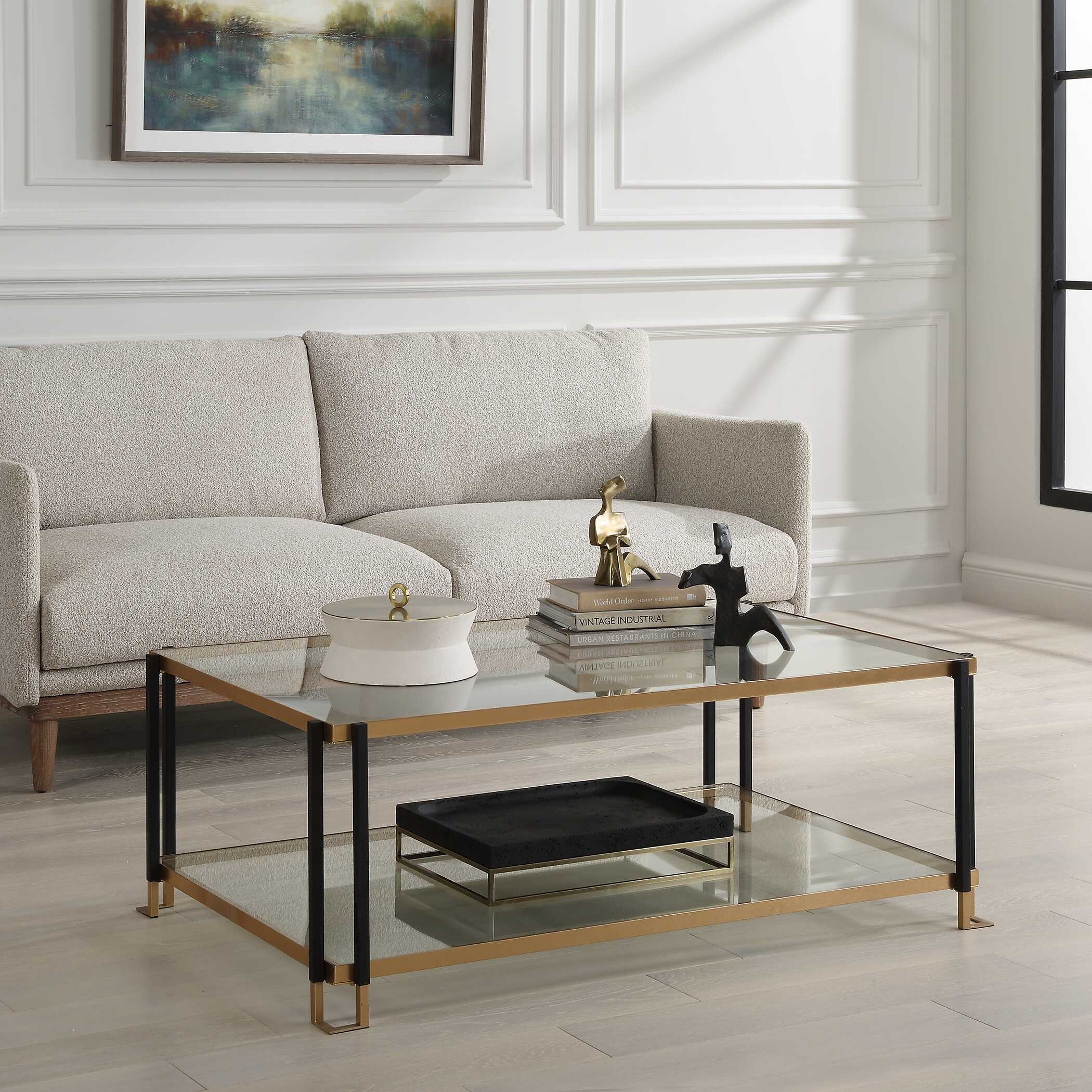 Kentmore Glass Coffee Table