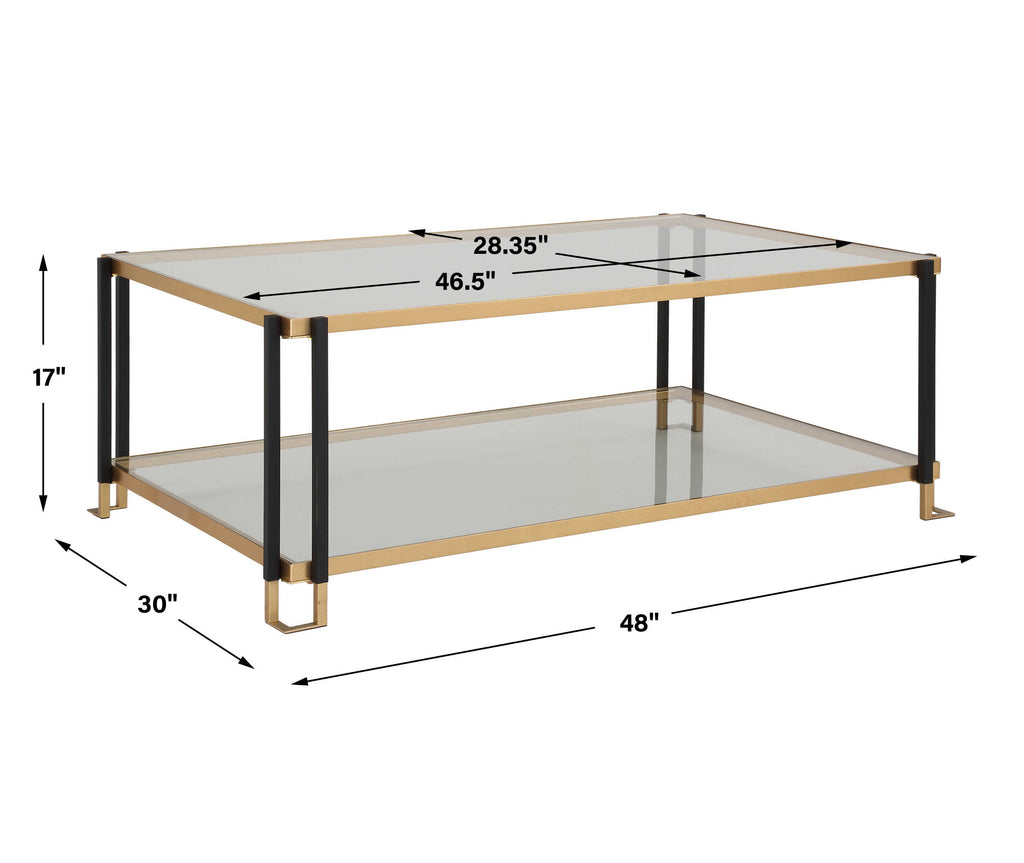 Kentmore Glass Coffee Table
