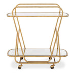 Swain Brass Serving Cart