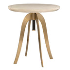 Alice Oak Adjustable Accent Table