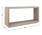 Prism Light Oak Console Table