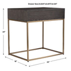 Armistead Walnut Side Table