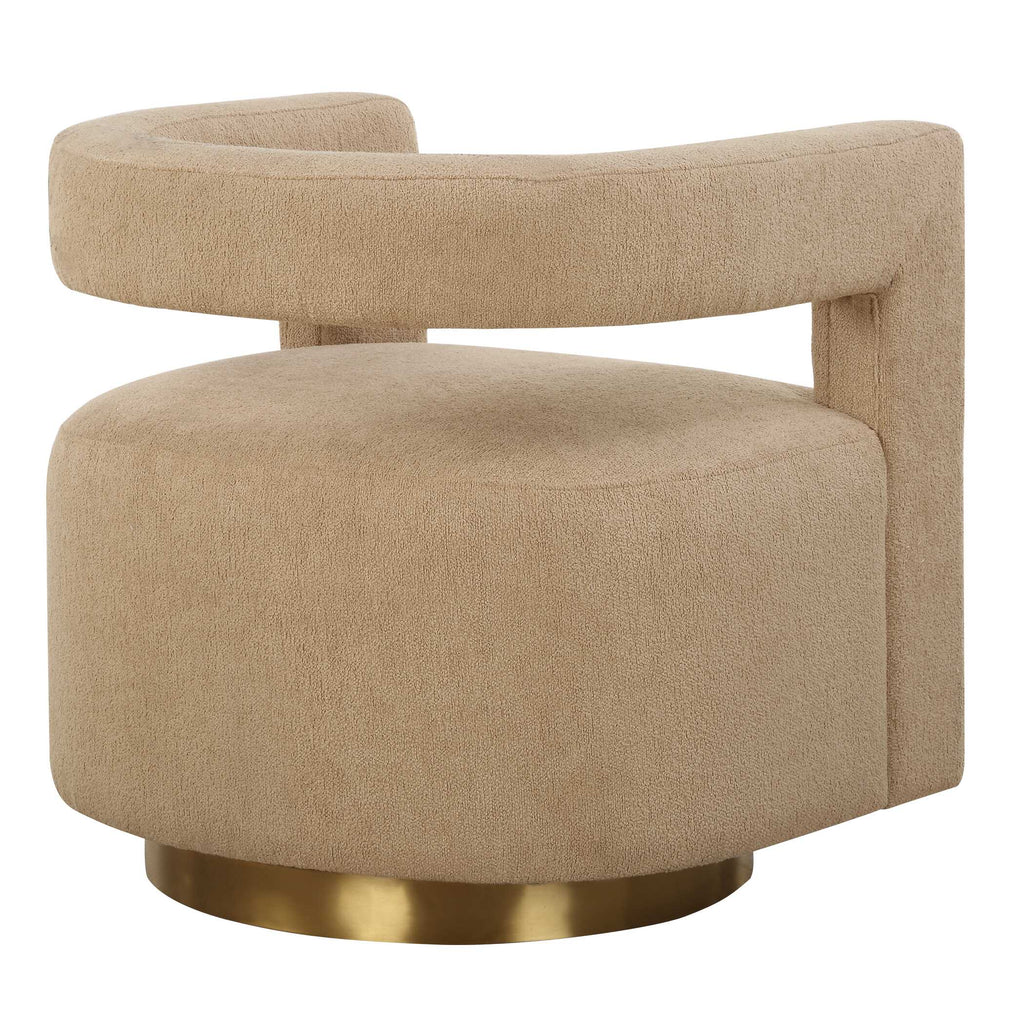 Grounded Modern Swivel Chair
