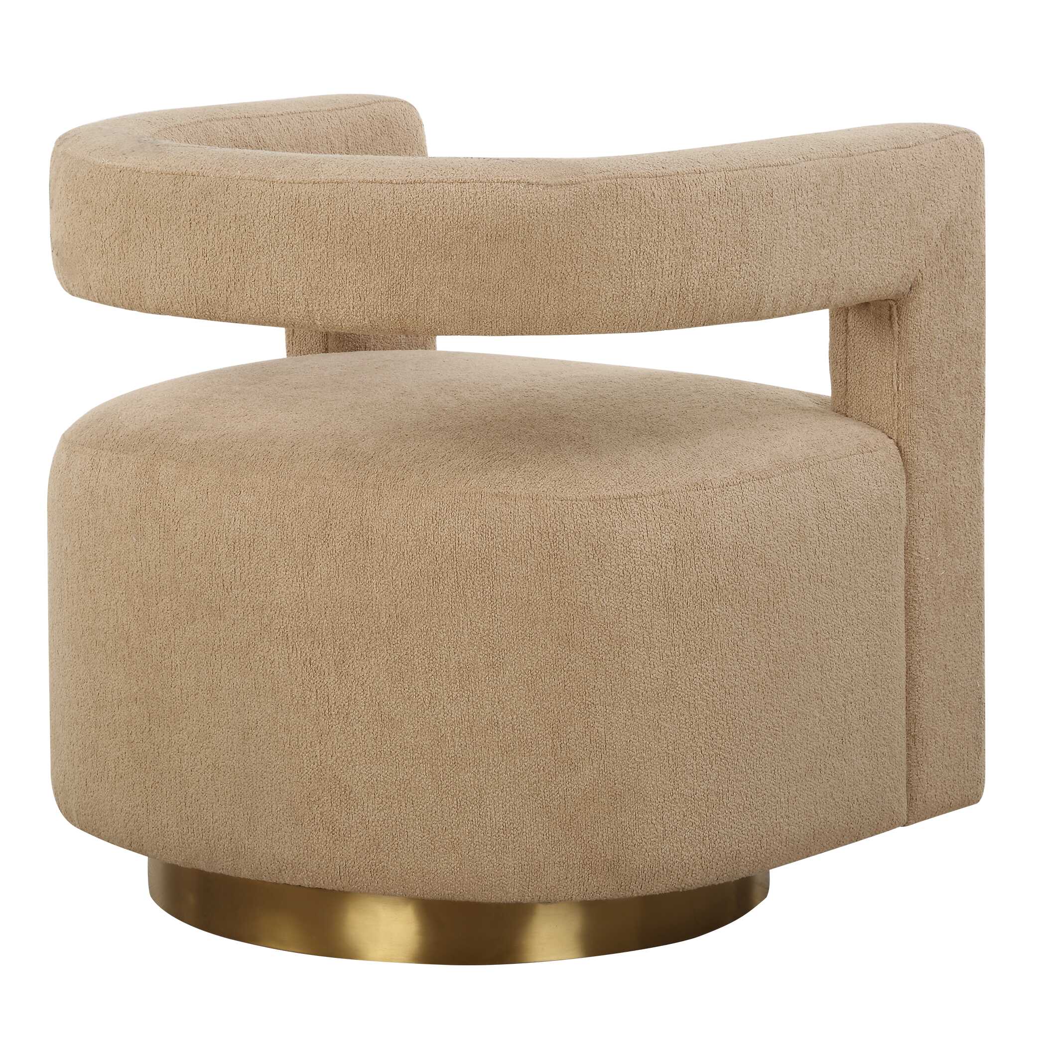 Grounded Modern Swivel Chair