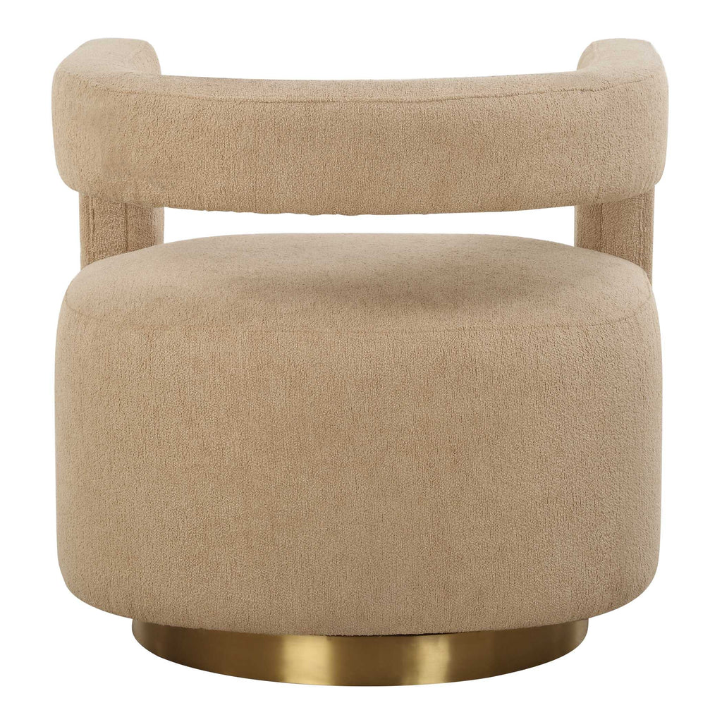 Grounded Modern Swivel Chair
