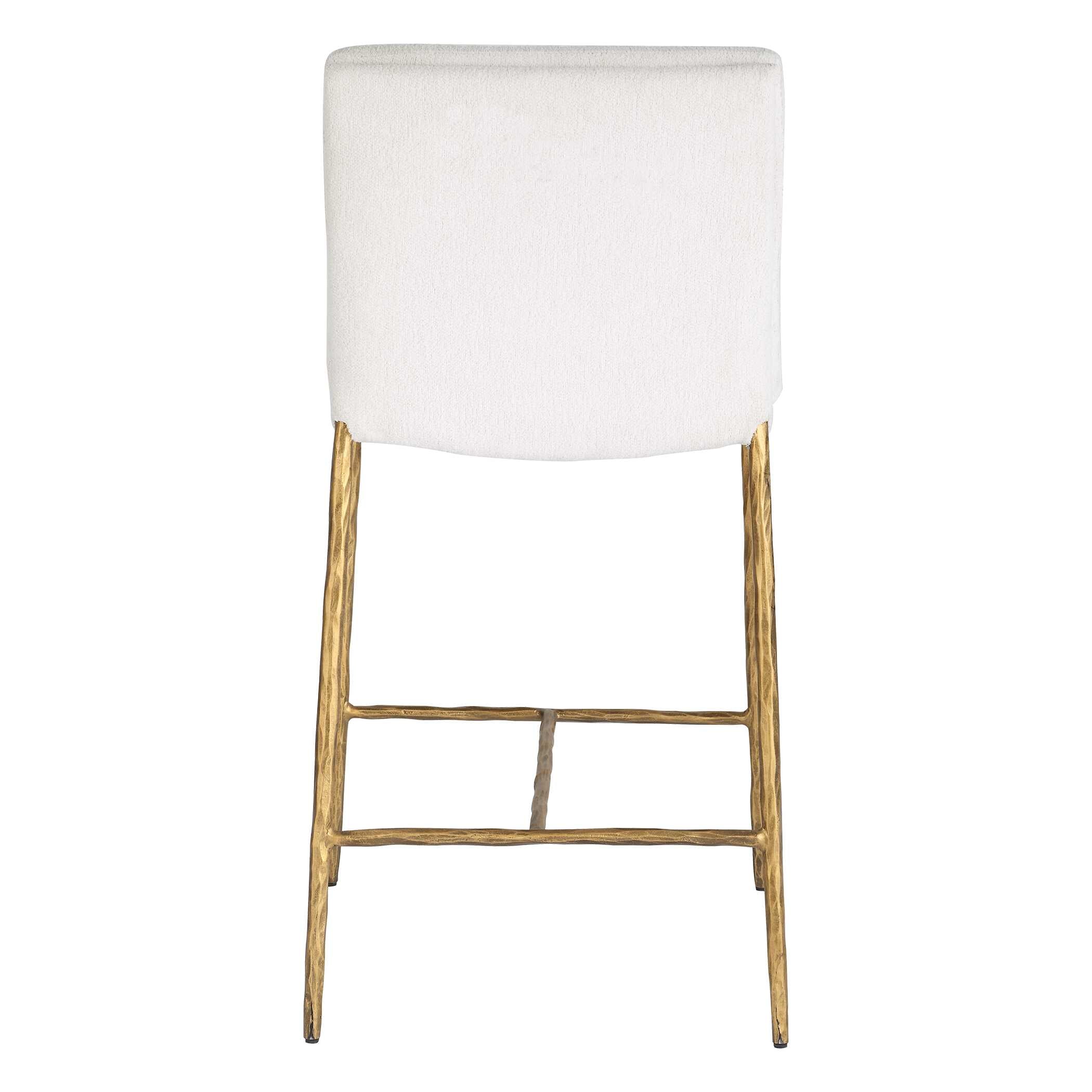 Ascend White Counter Stool