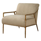 Kashmir Aged Gold Accent Chair