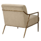 Kashmir Aged Gold Accent Chair