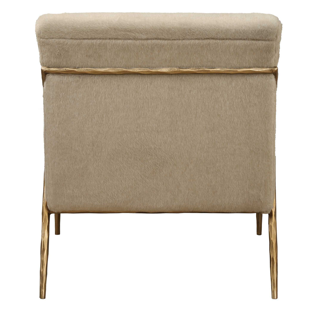 Kashmir Aged Gold Accent Chair
