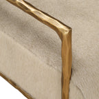 Kashmir Aged Gold Accent Chair