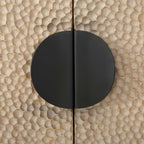 Lunar 4 Door Elm Wood Cabinet