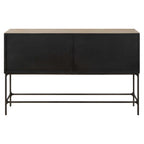 Lunar 4 Door Elm Wood Cabinet