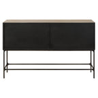 Lunar 4 Door Elm Wood Cabinet