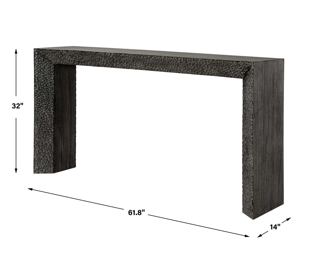 Thoreau Ebony Console Table