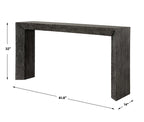 Thoreau Ebony Console Table