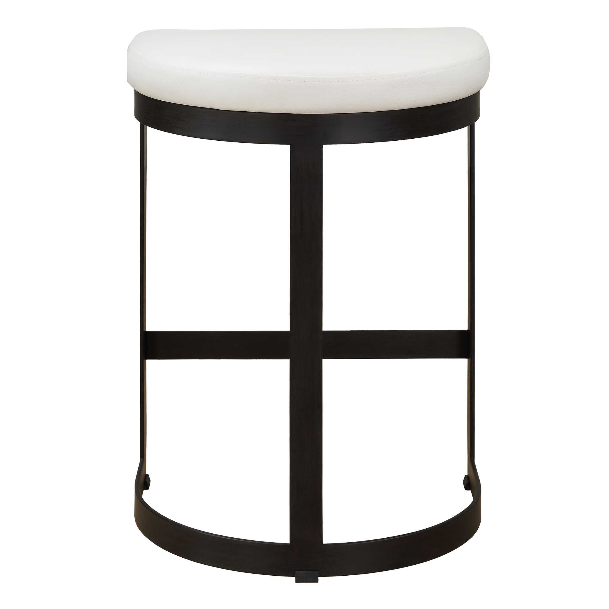 Ivanna White Counter Stool