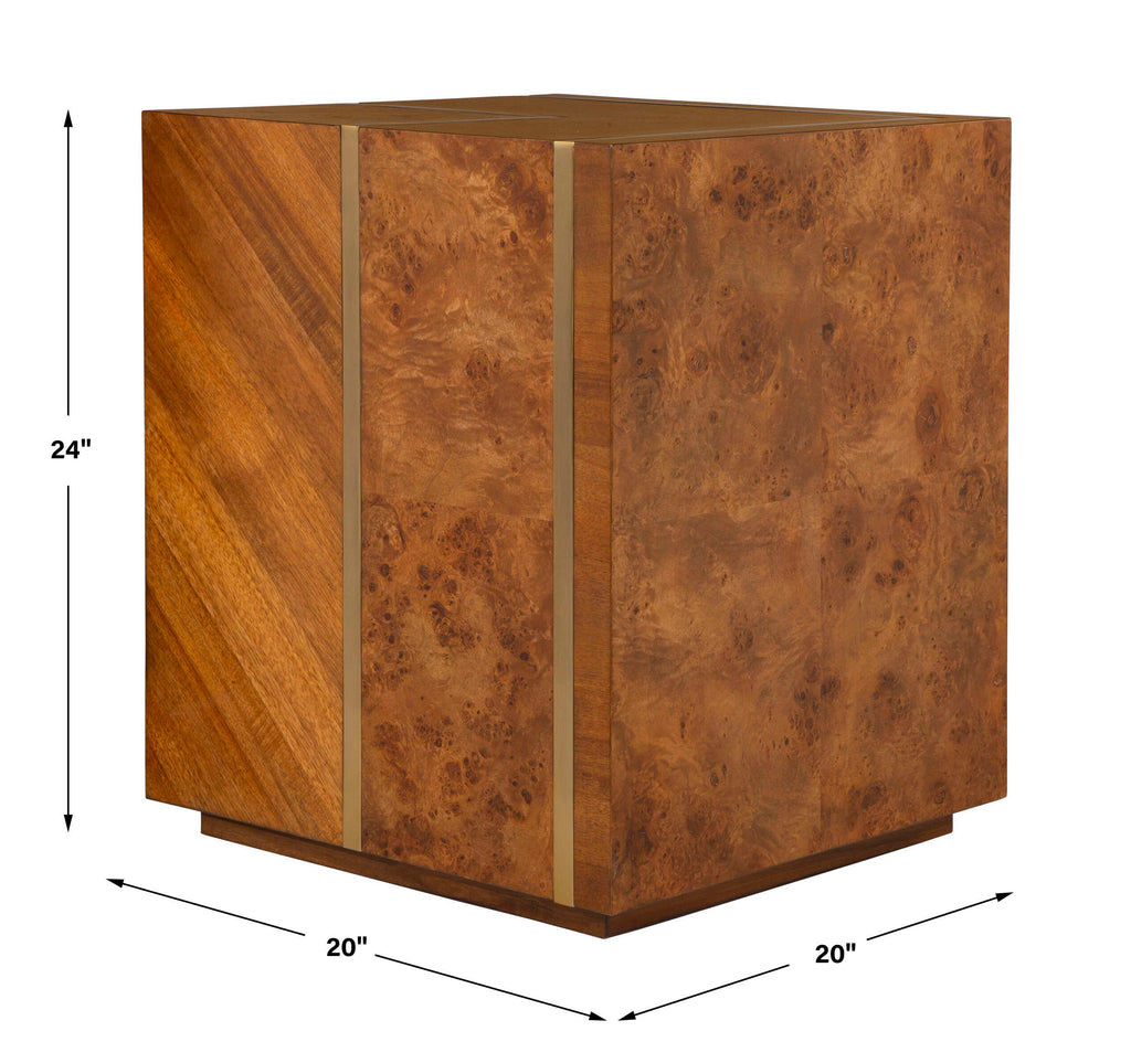 Seven Wonders Wooden Side Table