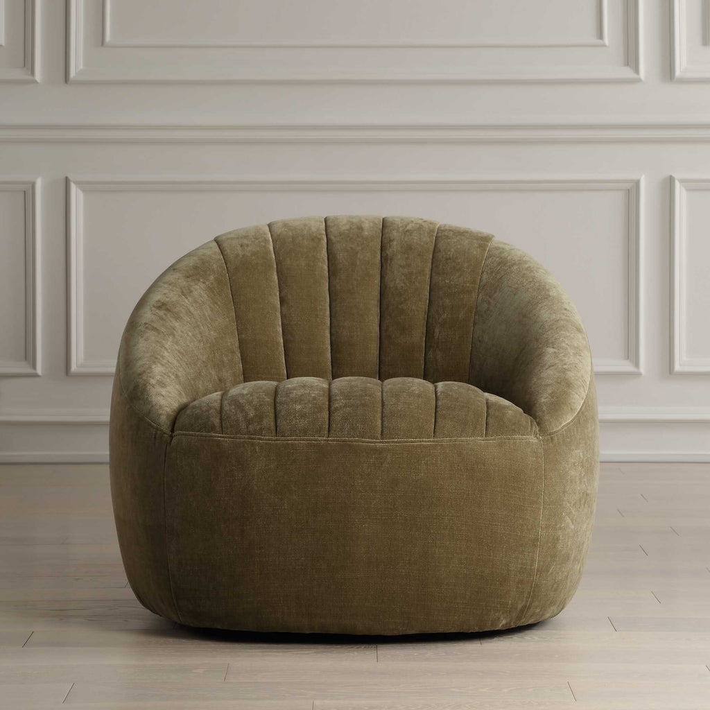 Narrows Moss Green Swivel Chair