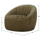Narrows Moss Green Swivel Chair