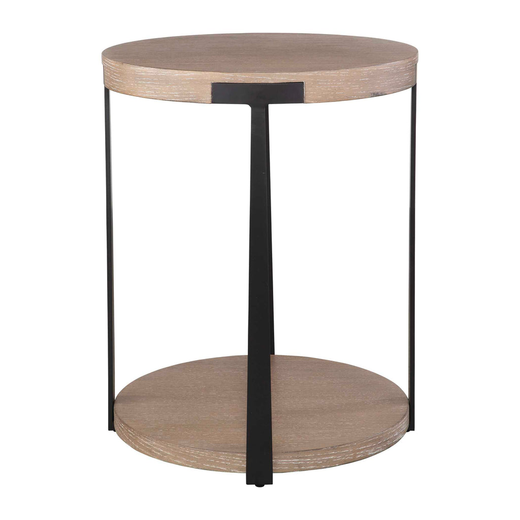 Palisade Natural Round Side Table