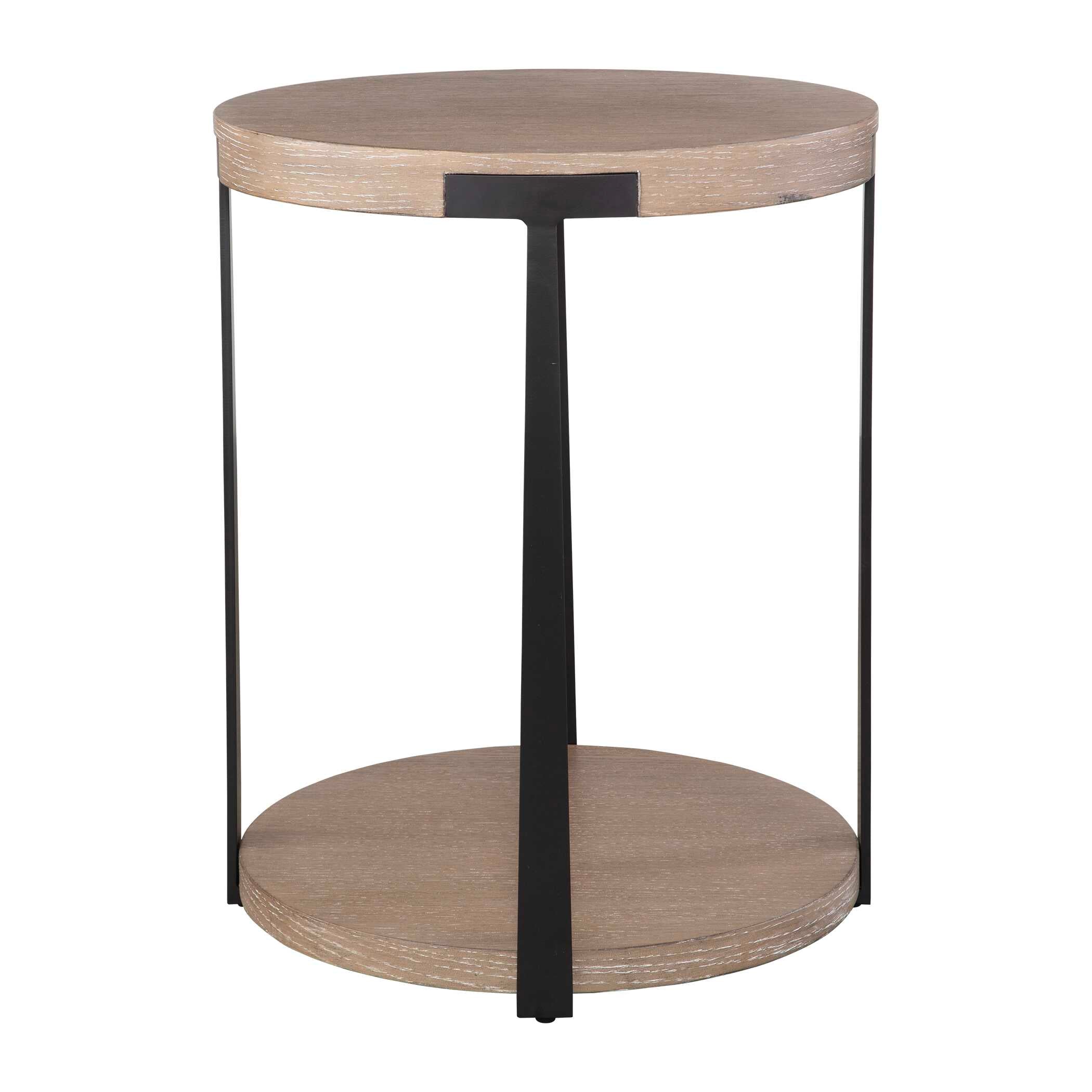 Palisade Natural Round Side Table