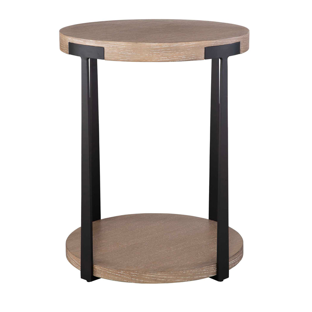 Palisade Natural Round Side Table