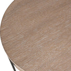 Palisade Natural Round Side Table