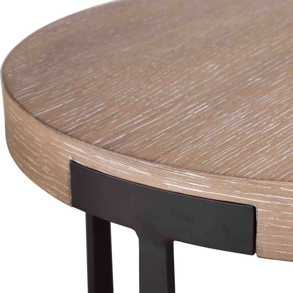 Palisade Natural Round Side Table