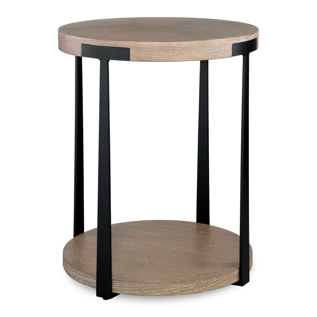 Palisade Natural Round Side Table