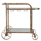 Carrinho Antique Brass Bar Cart
