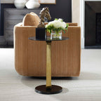 Aperture Brass Accent Table