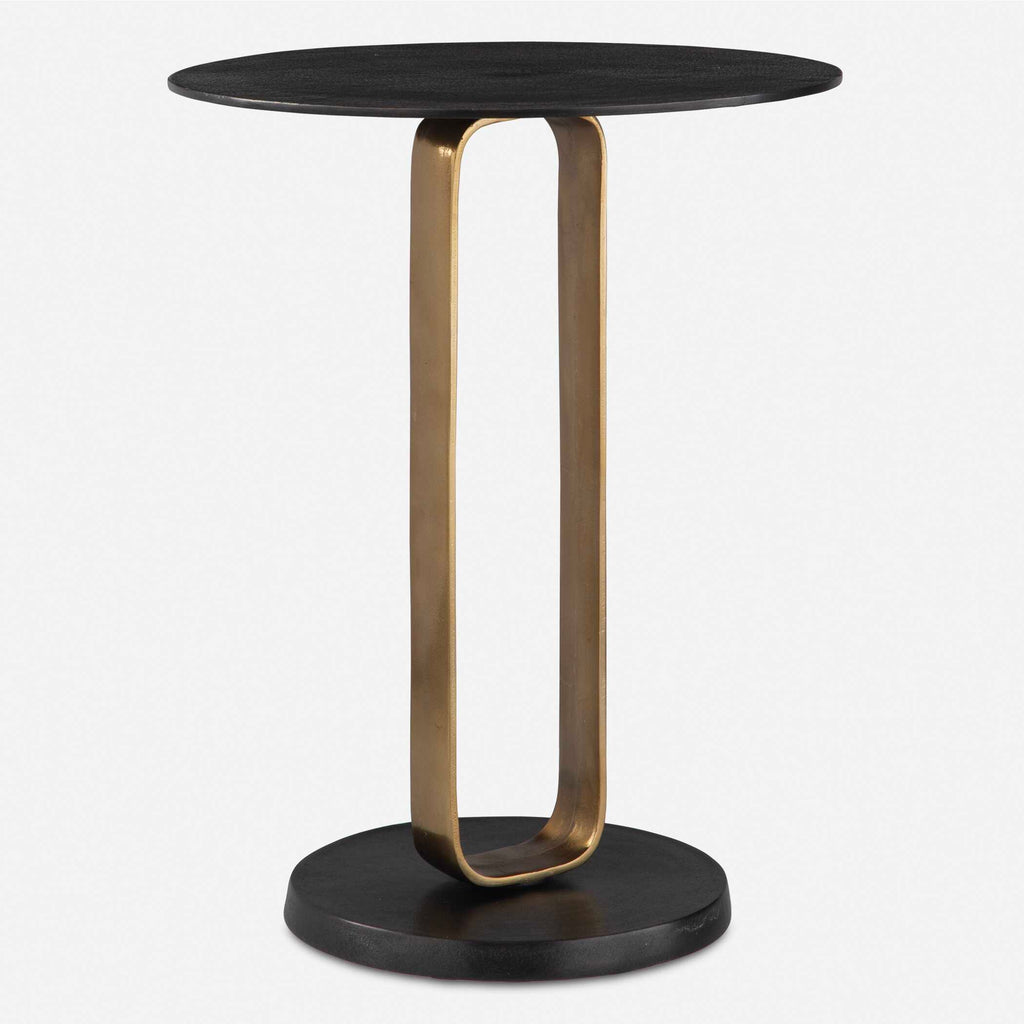 Aperture Brass Accent Table