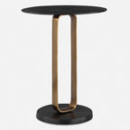 Aperture Brass Accent Table