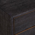 Besos 4 Drawer Walnut Chest