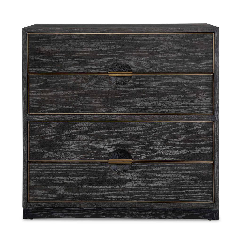 Besos 4 Drawer Walnut Chest