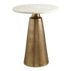Midsummer Antique Brass Accent Table