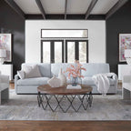 Refuge Cloud Blue Left Arm Facing Sofa